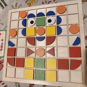 Obdrženo Dřevěné geometrické mozaikové puzzle od zákazníka C****r.
