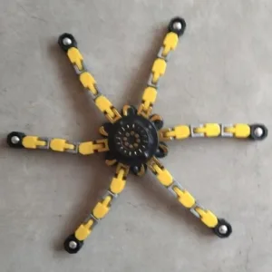 Received transformable robotic fidget spinner from customer A***a.
