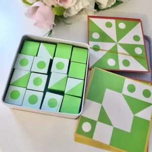 Obdržené puzzle s ukrytým blokovým vzorem od zákazníka L***n.