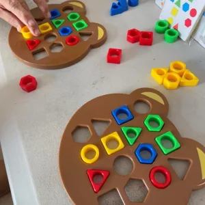 Obdržená hračka na seřazování tvarů a barev od zákazníka R***y.