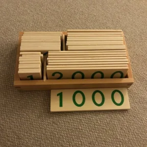 Wooden number cards for math education received from customer L***e.