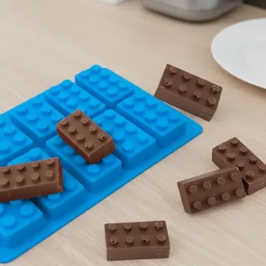 Sada silikonových forem na stavební kostky ledová miska
