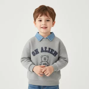 oversized sweatshirt, stylish sweatshirt, sweatshirt with collar