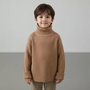 high neck sweater, loose sweater, knitted sweater, chunky knit sweater, oversized knit sweater