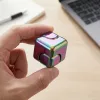 cube spinner, alloy cube spinner, spinner fidget toy, mini fidget spinner