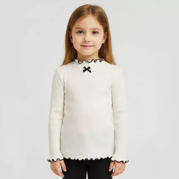 long sleeve top with ruffles, long sleeved top, cute long sleeve shirts