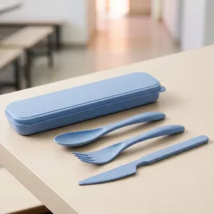 Přenosná sada příborů pro děti, 3 ks